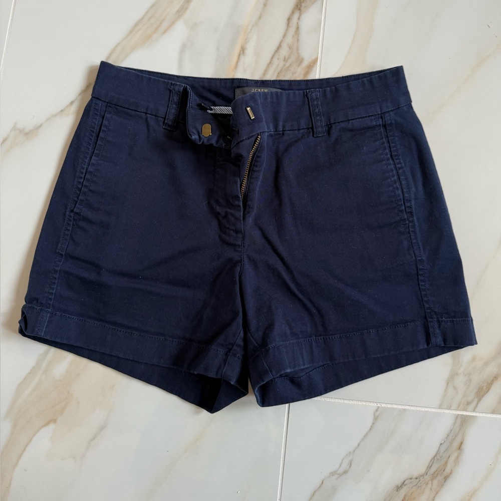 J CREW chino shorts. Size 0
